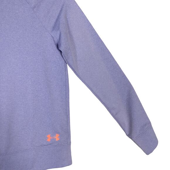 Under Armour Lilac Loose Sweatshirt Size Large Youth High Neck Long Sleeve - Picture 6 of 6